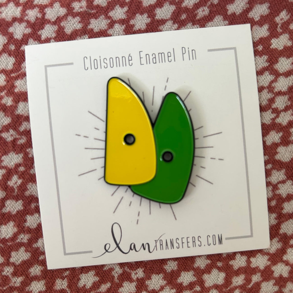 Silicon Rib Enamel Pin