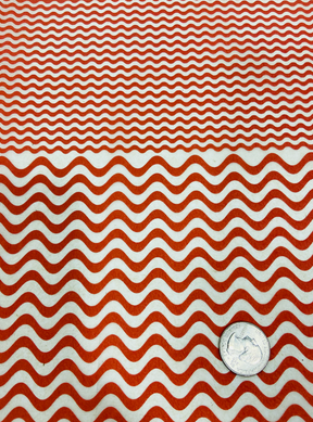 Wavy Lines - Underglaze Transfer Sheet - You Choose Color