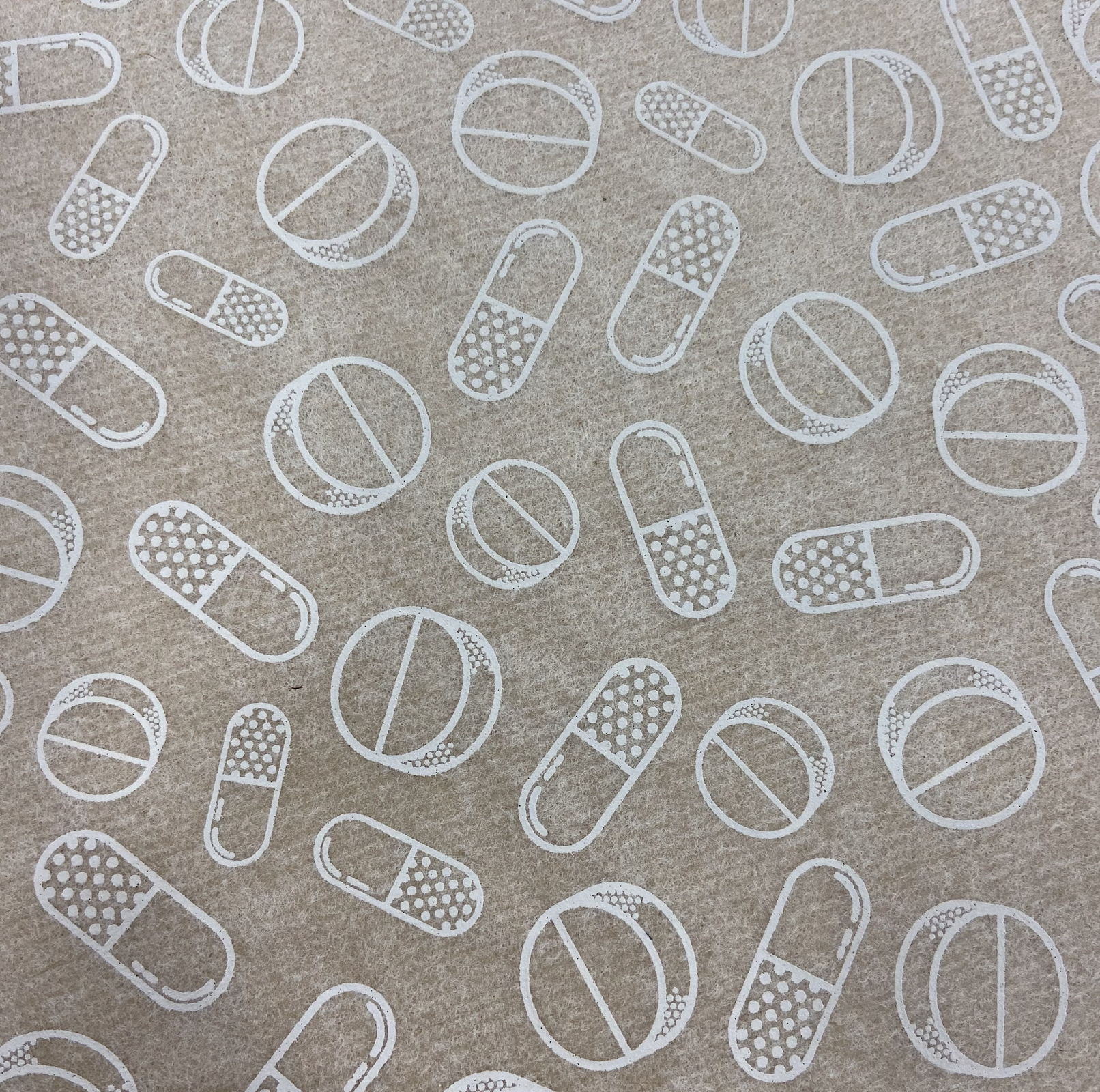 Pills - Underglaze Transfer Sheet - You Choose Color