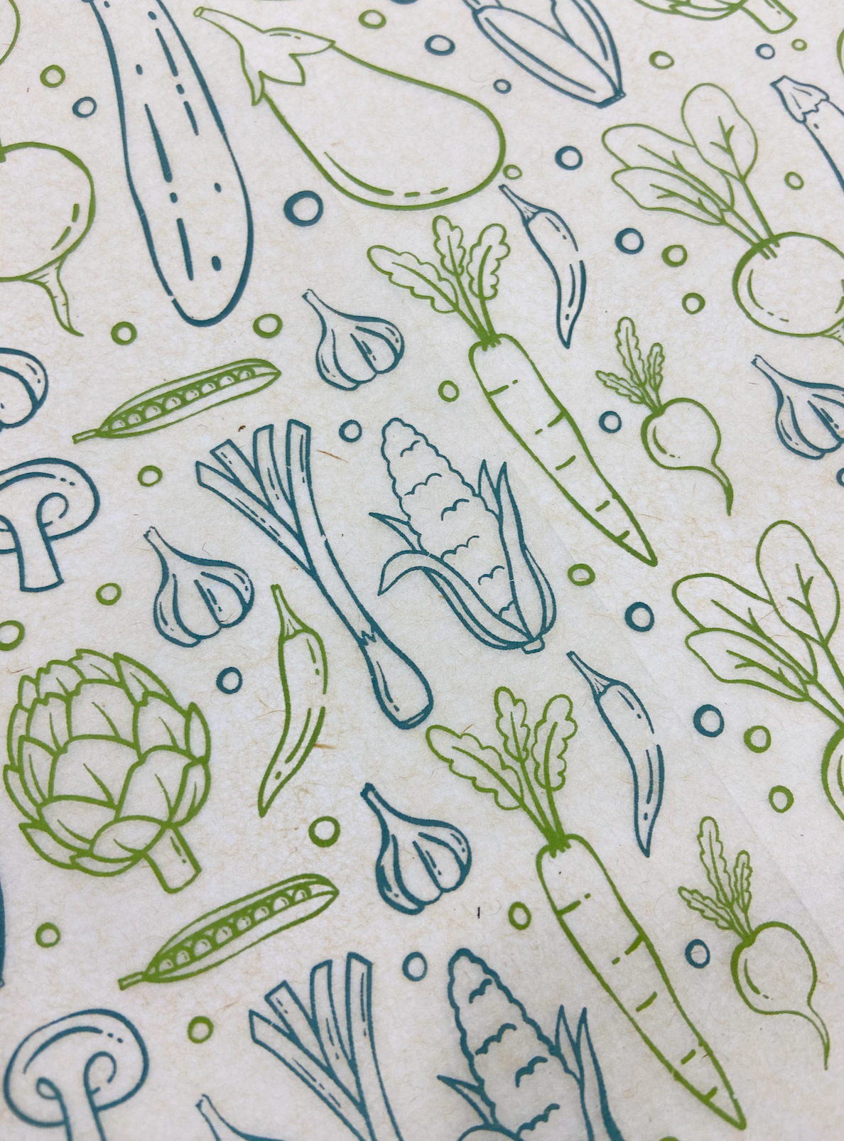 Vegetables - Underglaze Transfer Sheet - Multi Colored