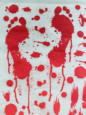 Blood Splatter - Underglaze Transfer Sheet - You Choose Color