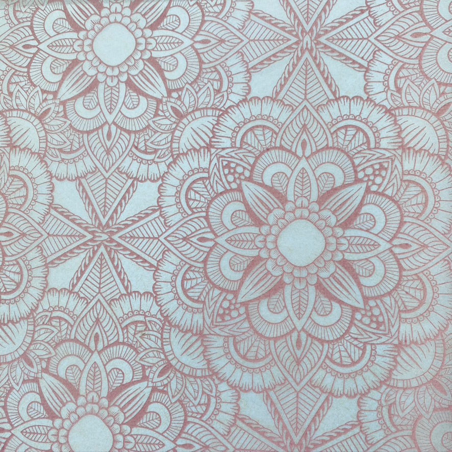 Mandala (open center) - Underglaze Transfer Sheet - You Choose Color