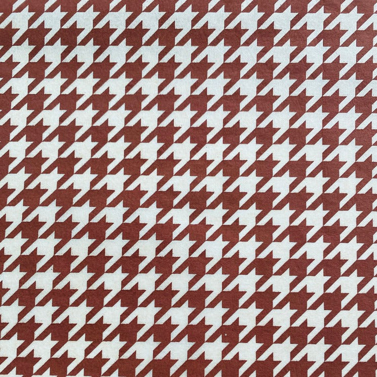 Houndstooth - Underglaze Transfer Sheet - You Choose Color