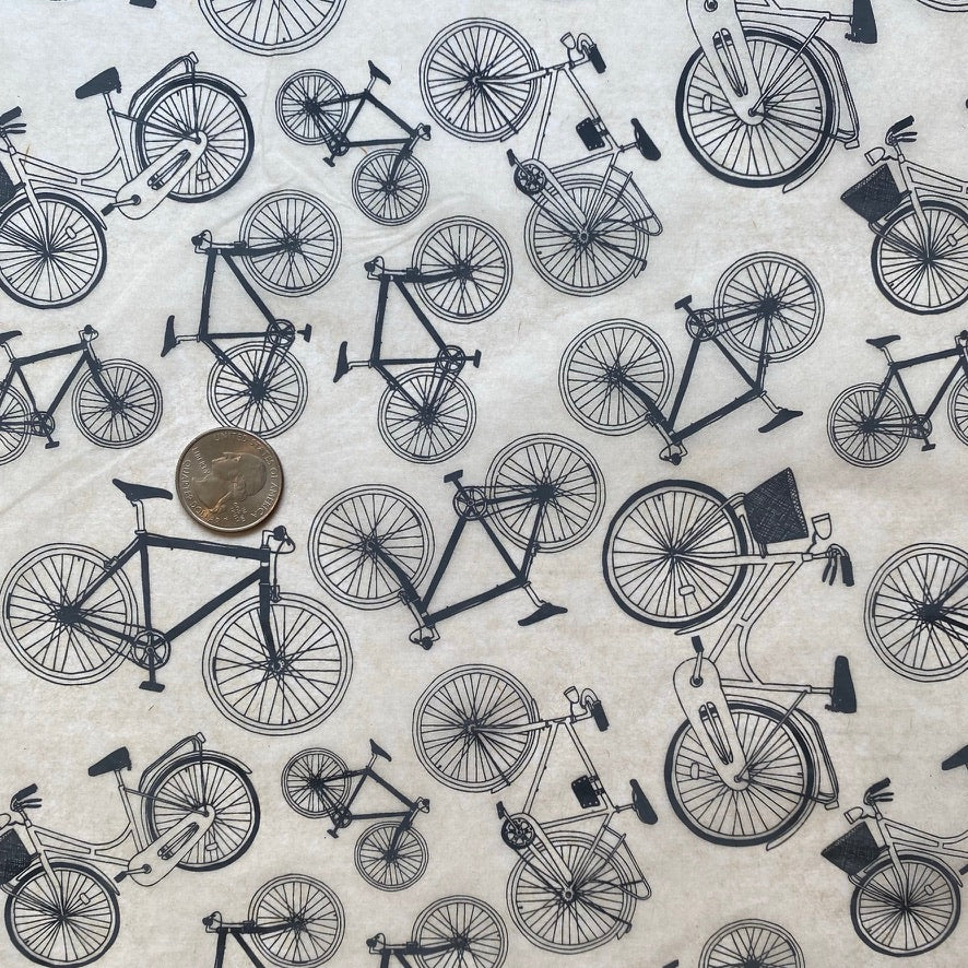 Bikes - Underglaze Transfer Sheet - Black