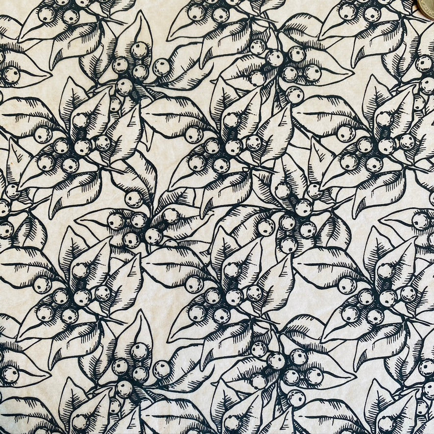 Mistletoe - Underglaze Transfer Sheet - Black