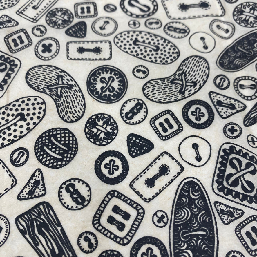 Buttons - Underglaze Transfer Sheet - You Choose Color