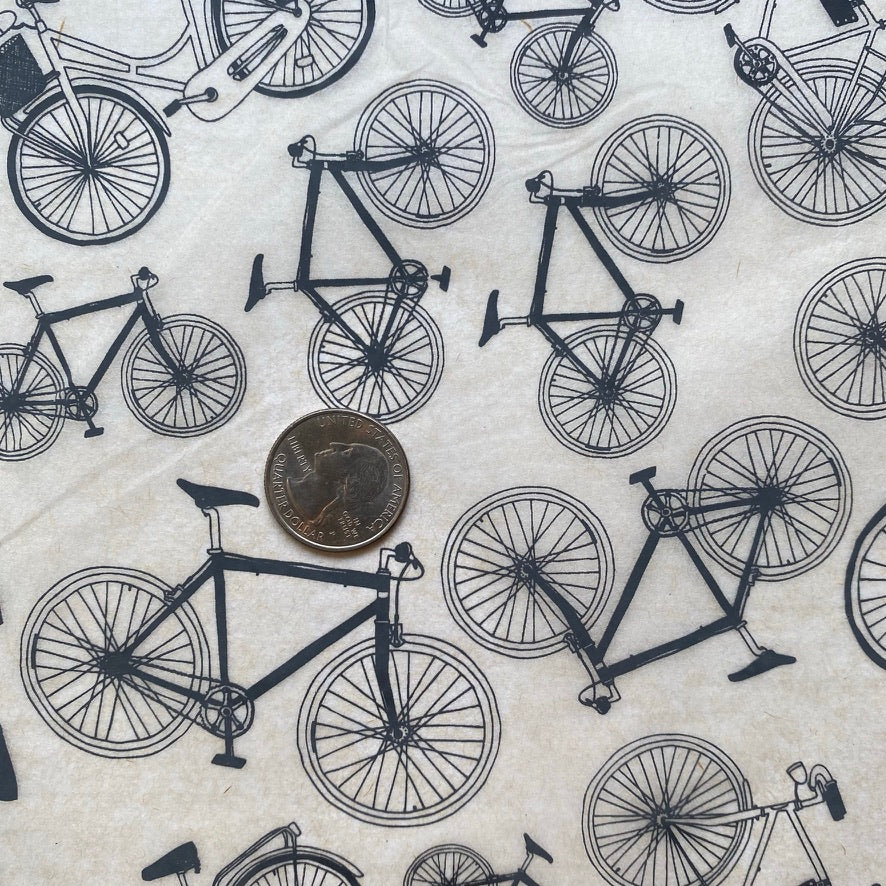 Bikes - Underglaze Transfer Sheet - Black