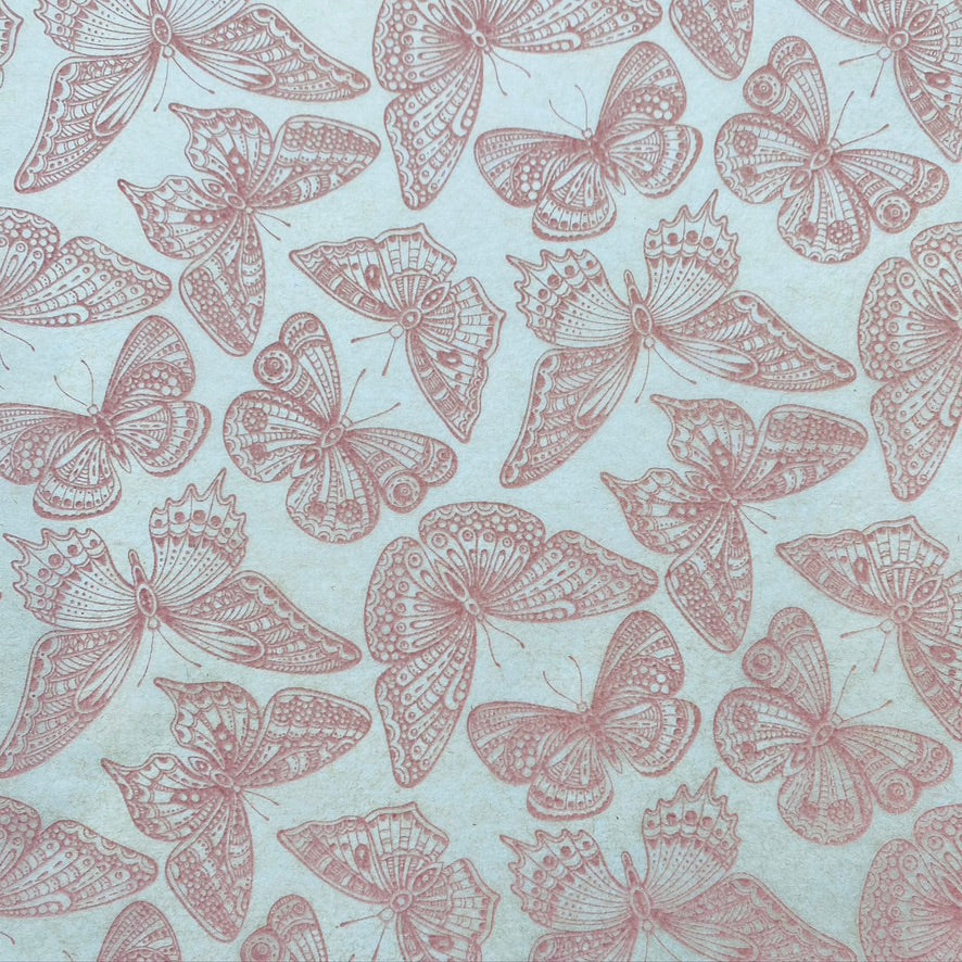 Butterflies - Underglaze Transfer Sheet - You Choose Color