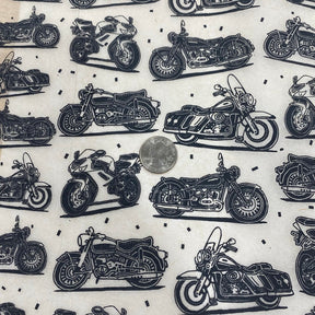 Motorcycles - Underglaze Transfer Sheet - Black