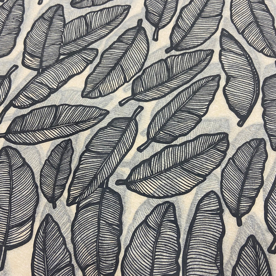 Banana Leaves INDIVIDUAL - Underglaze Transfer Sheet