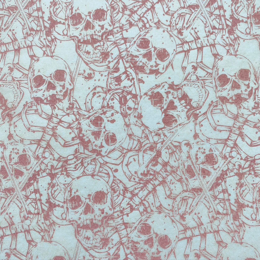 Skeletons - Underglaze Transfer Sheet - You Choose Color