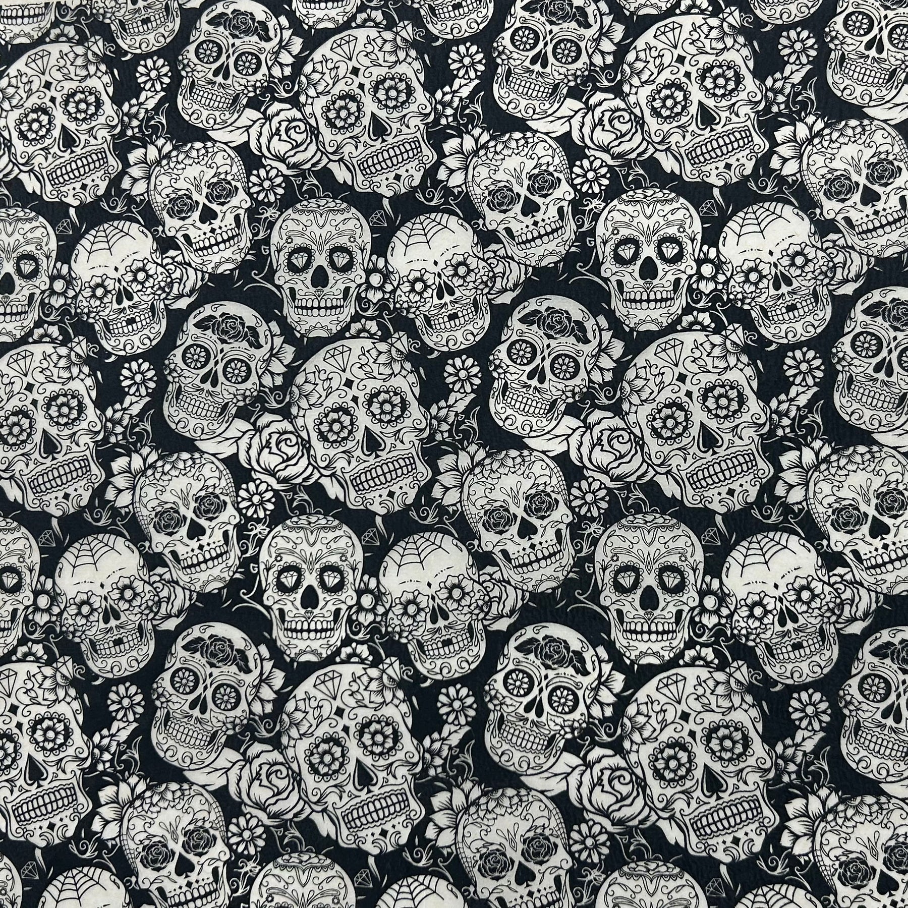 Sugar Skulls - Underglaze Transfer Sheet - Black