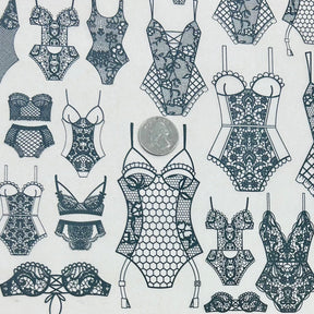 Lingerie - Underglaze Transfer Sheet - Black