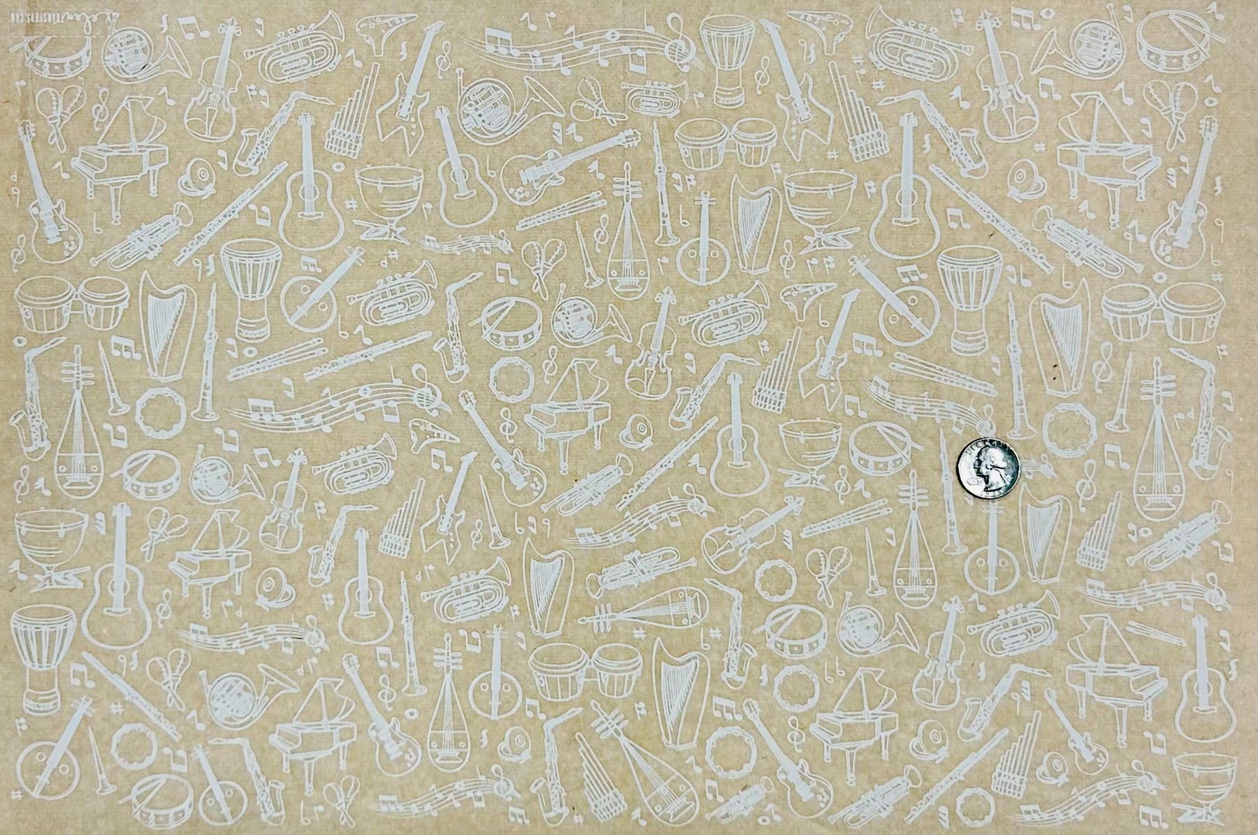 Instruments - Underglaze Transfer Sheet - You Choose Color