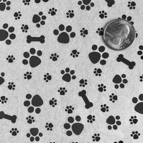 Paw Prints - Underglaze Transfer Sheet - Black