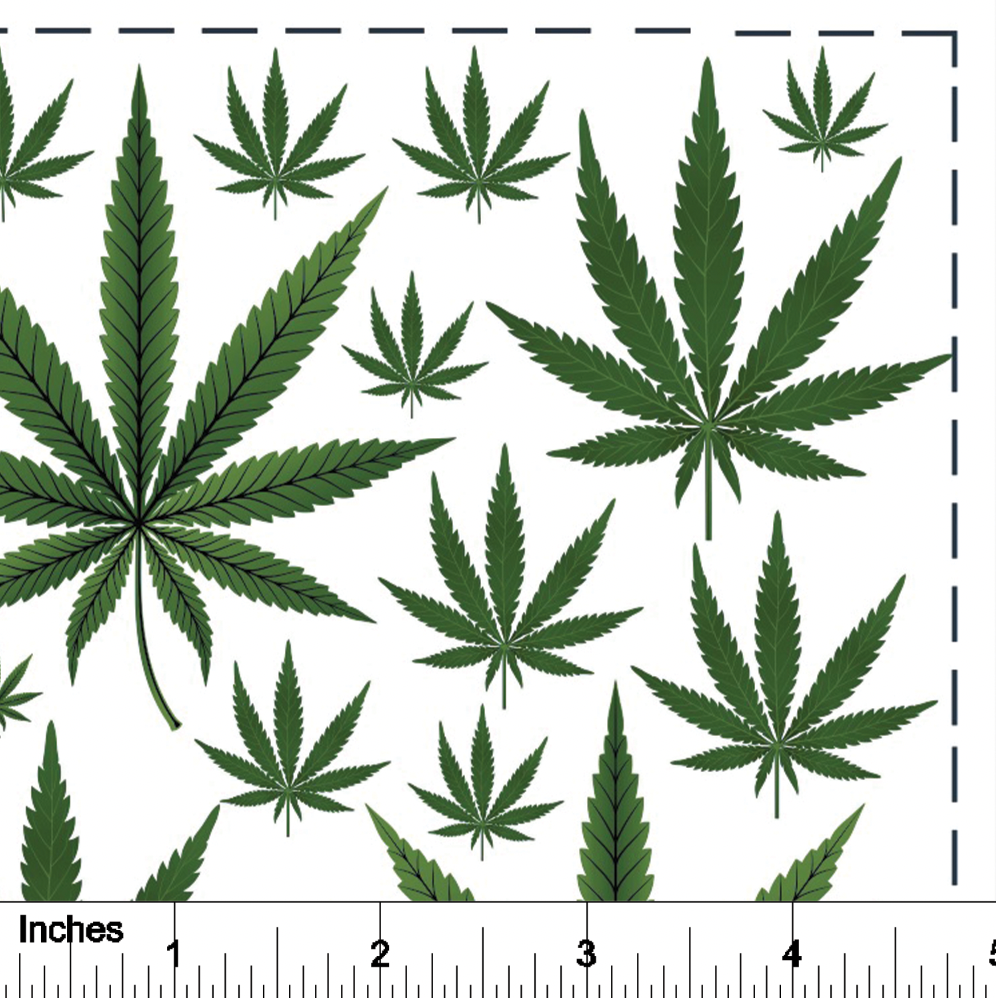 Cannabis - Overglaze Decal Sheet