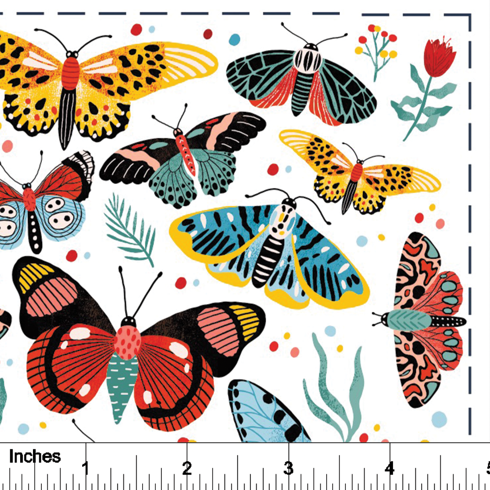 Butterflies - Overglaze Decal Sheet