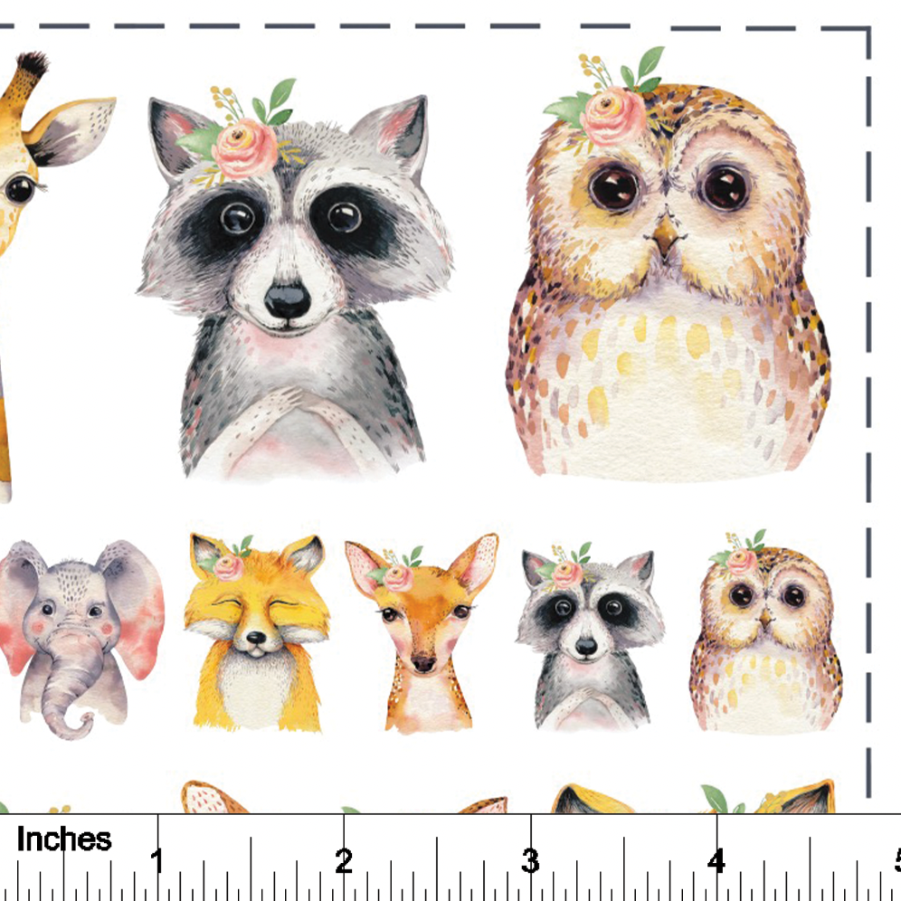 Animal Faces - Overglaze Decal Sheet