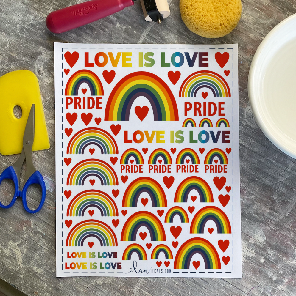 Pride Month - Overglaze Decal Sheet - The Trevor Project