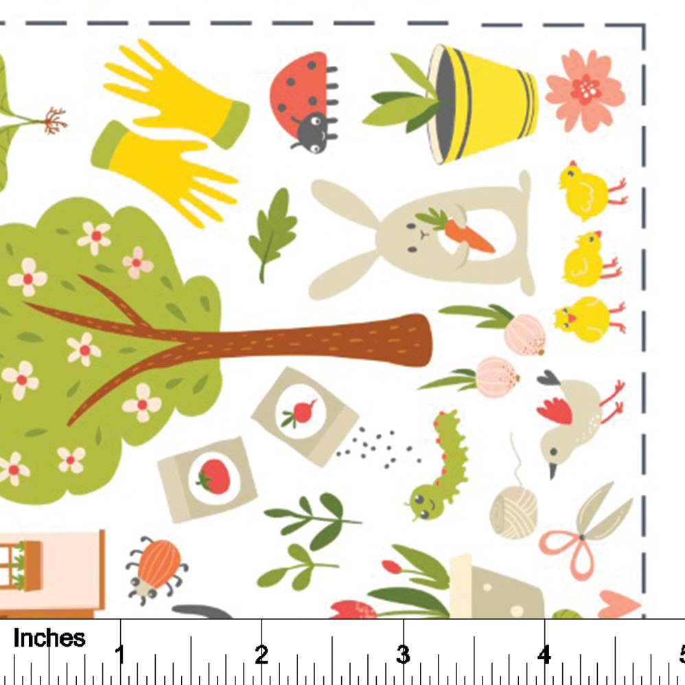 Spring Garden - Overglaze Decal Sheet