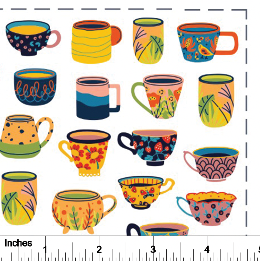 Teacups - Overglaze Decal Sheet