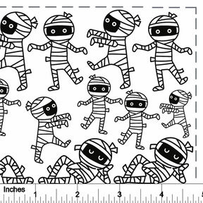 Mummies - Overglaze Decal Sheet