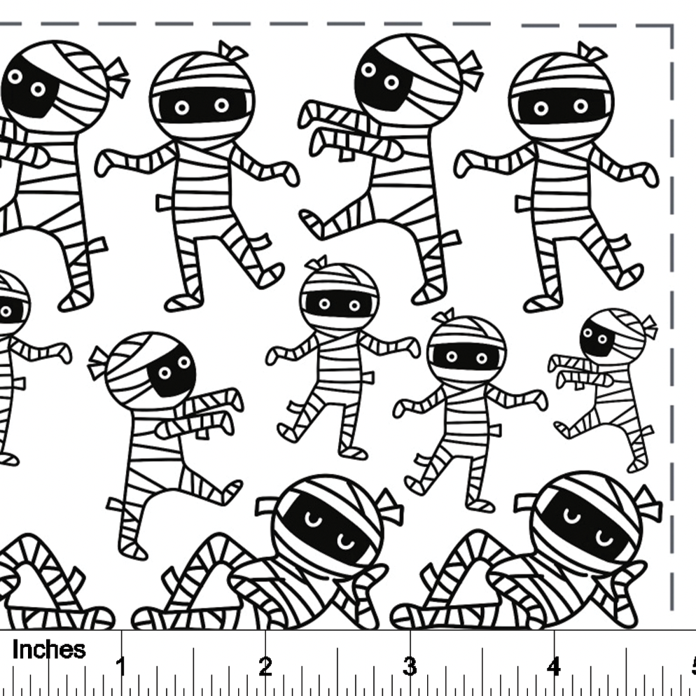 Mummies - Overglaze Decal Sheet