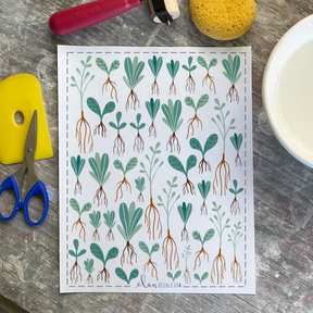 Seedlings - Overglaze Decal Sheet