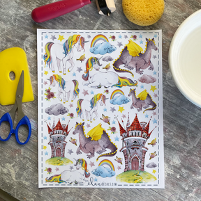 Fairytale - Overglaze Decal Sheet