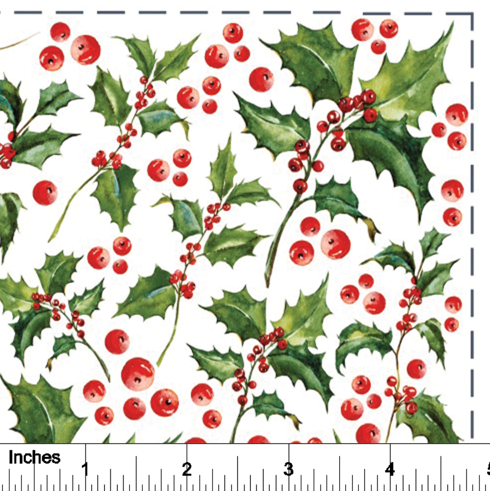 Holly Sprigs - Overglaze Decal Sheet