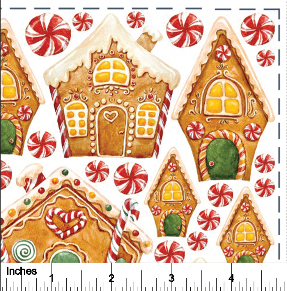 Gingerbread Houses - Overglaze Decal Sheet