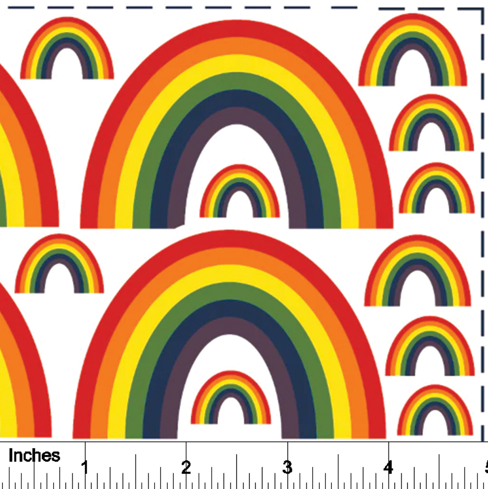 Rainbows - Overglaze Decal Sheet