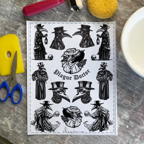 Plague Doctor - Overglaze Decal Sheet