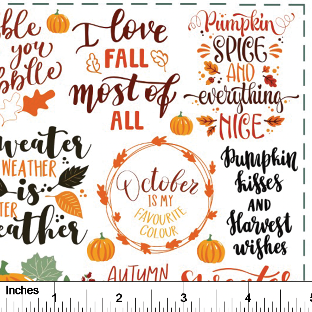 Sweater Weather - Overglaze Decal Sheet