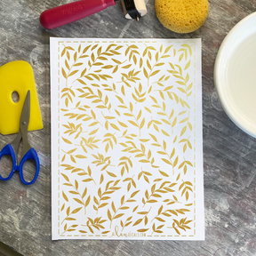 Branches - 24K GOLD - Overglaze Decal Sheet