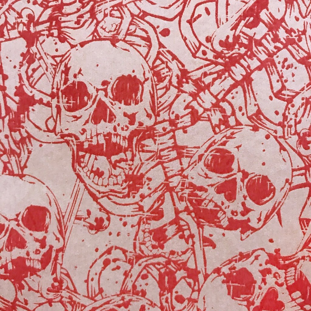 Skeletons - Underglaze Transfer Sheet - You Choose Color