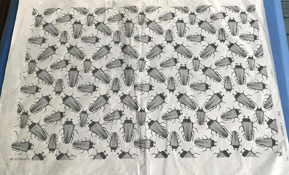 Beetles - Underglaze Transfer Sheet - You Choose Color