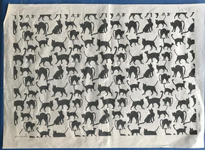 Cats - Underglaze Transfer Sheet - You Choose Color