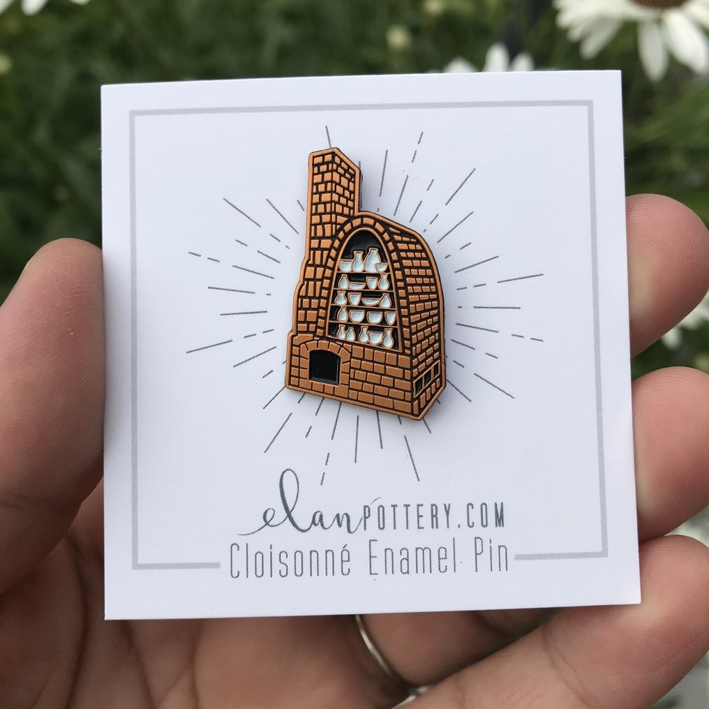 Reduction Kiln Enamel Pin