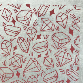 Crystals - Underglaze Transfer Sheet - You Choose Color