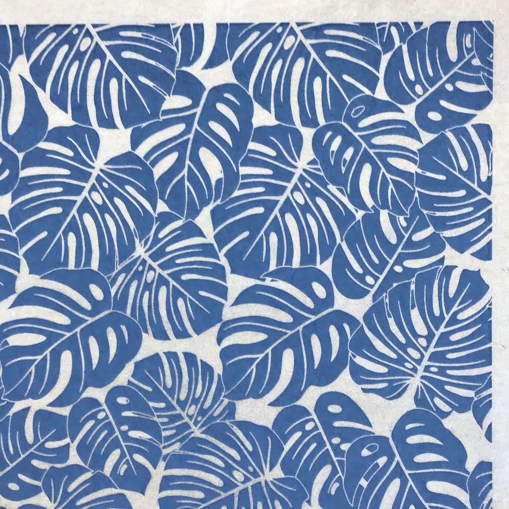 Monstera Leaves - Underglaze Transfer Sheet - You Choose Color