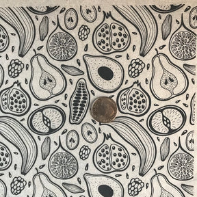 Fruit - Underglaze Transfer Sheet - You Choose Color