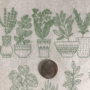 Potted Plants - Underglaze Transfer Sheet - You Choose Color