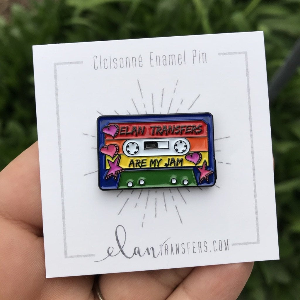 Elan Transfers Are My Jam Mixtape - Enamel Pin