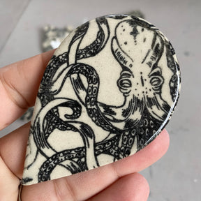 Octopus - Underglaze Transfer Sheet - Black