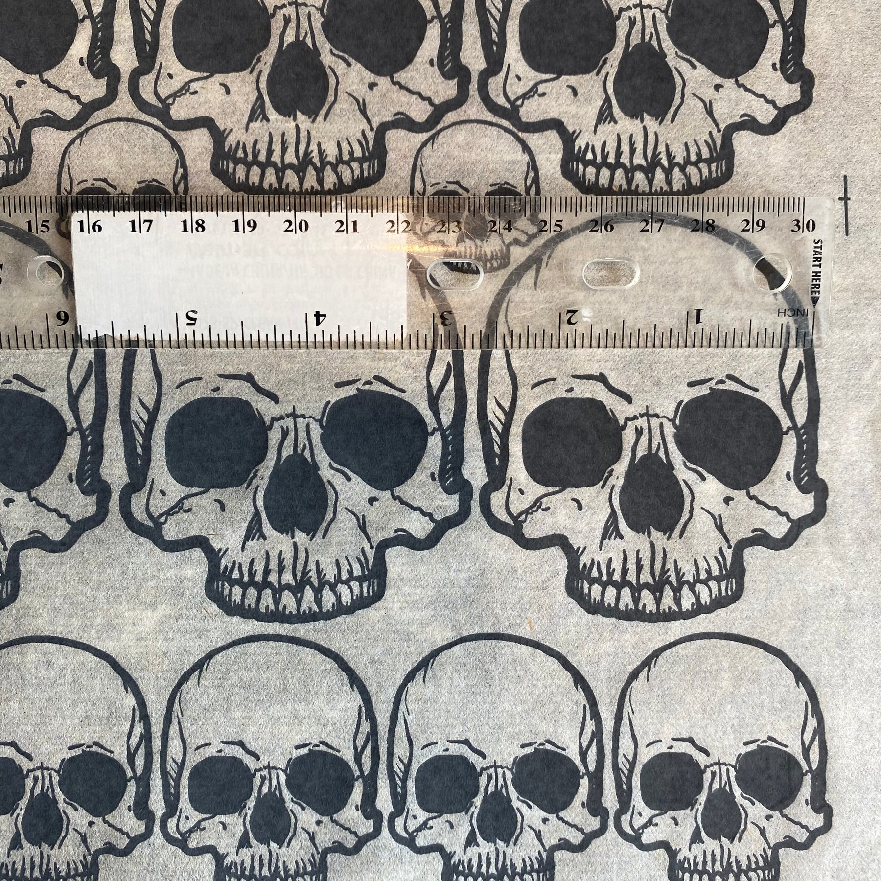 Skulls OG Individual - Underglaze Transfer Sheet - You Choose Color