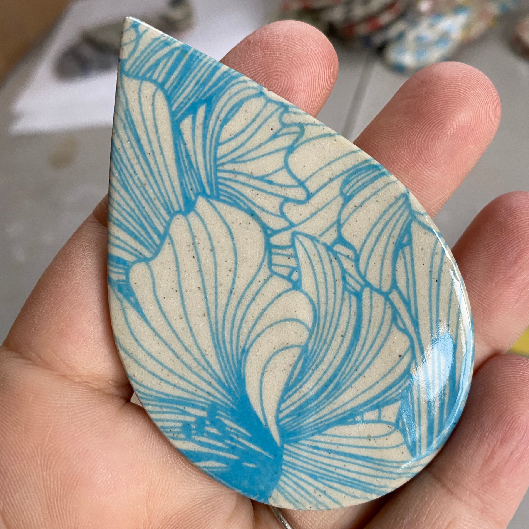 Hibiscus - Underglaze Transfer Sheet - You Choose Color