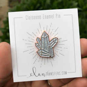 Crystals Glitter Enamel Pin